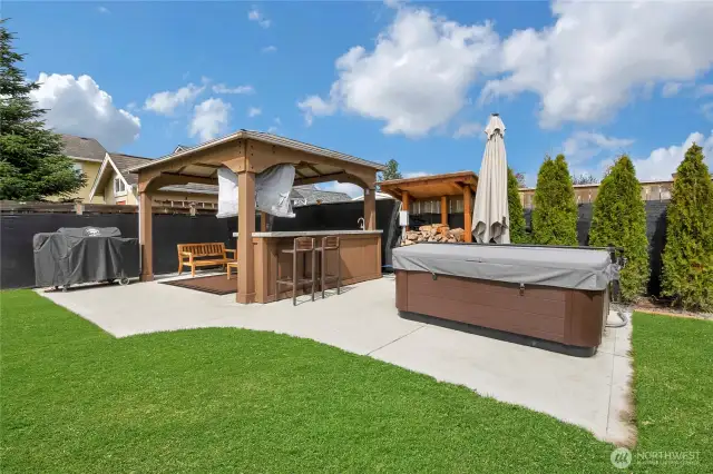 Hot Tub is not included but is negotiable. Gazebo already has power ran and the water is pre-plumbed.