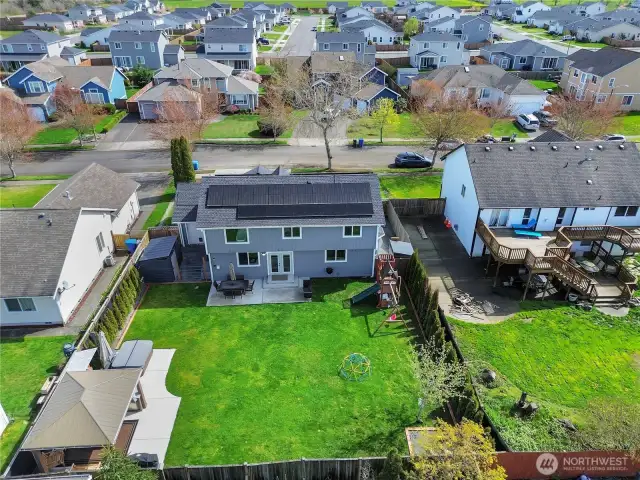 13+ KW Solar System generating your own power right on your roof. WHICH! The roof is rated for 50 Years and was just installed.