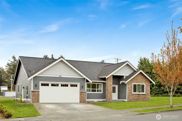 One level living in this 1769 square foot home on a level corner lot.