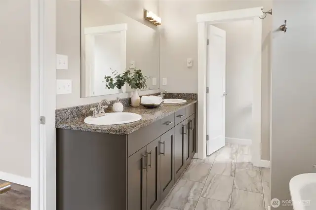 Primary ensuite bath.