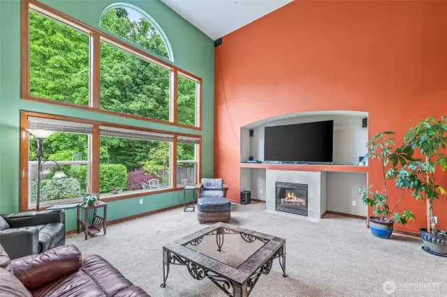 Two - Story Vaulted great room