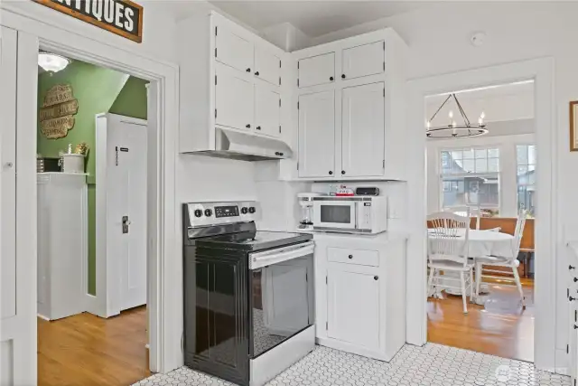 kitchen with newer appliances