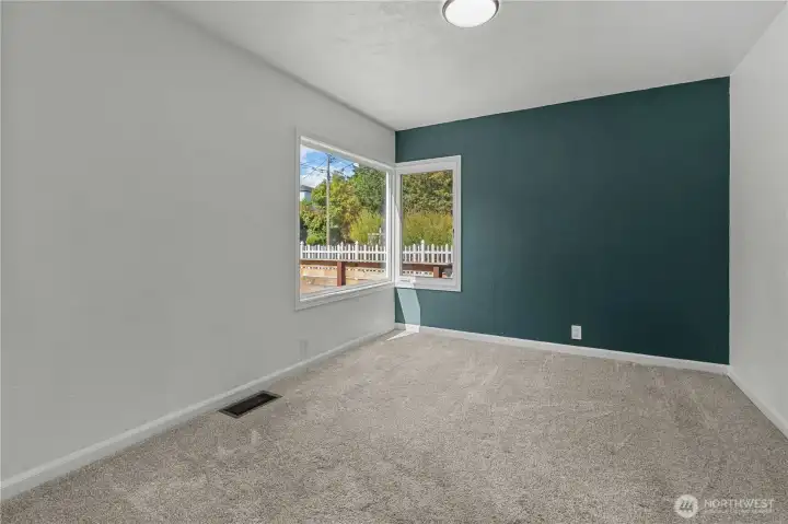 The second bedroom on the main floor.
