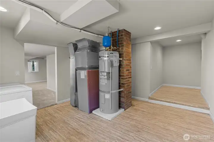 Additional storage or flex space available in the Utility Room.