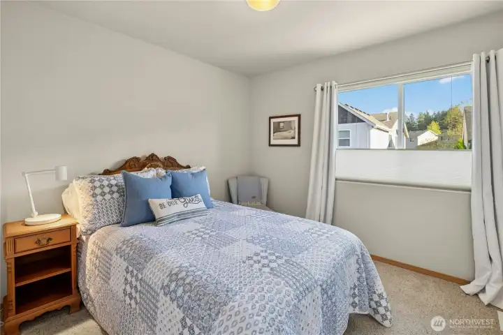 3rd Bedroom with large sunny window and closet