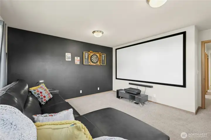Large media set-up negotiable, not included