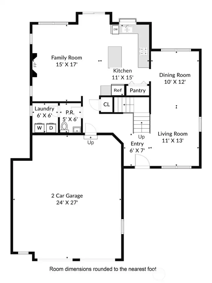 Main Floor floorplan