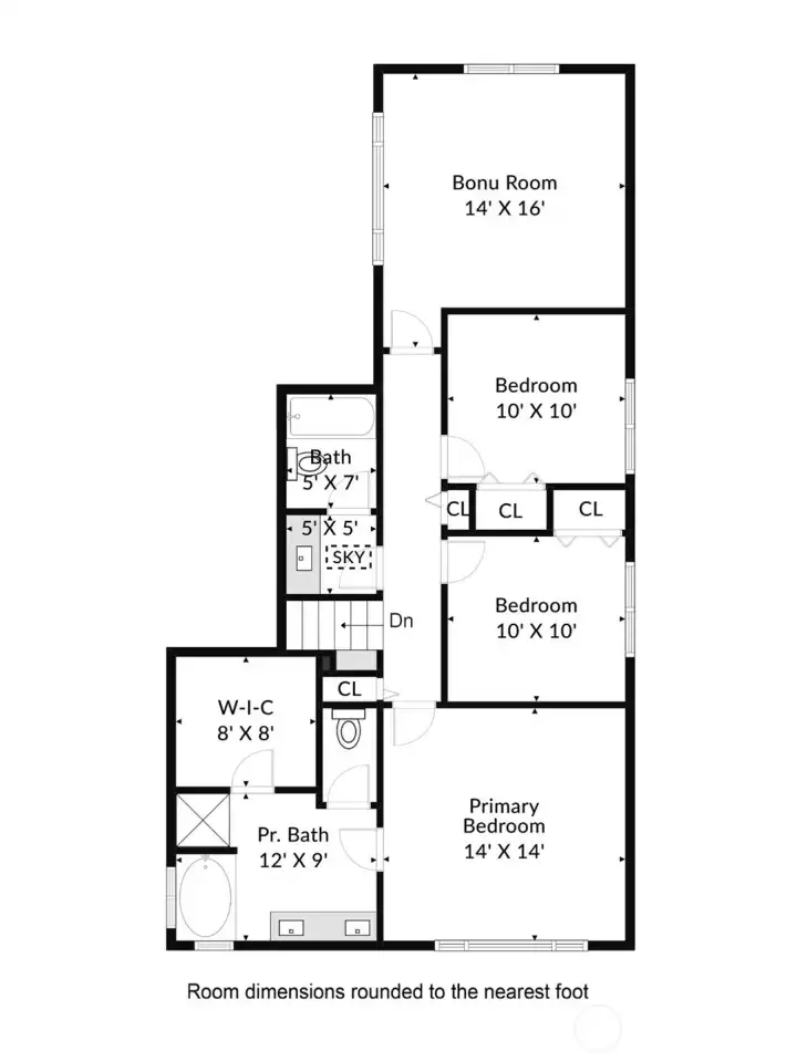 2nd FLoor floorplan