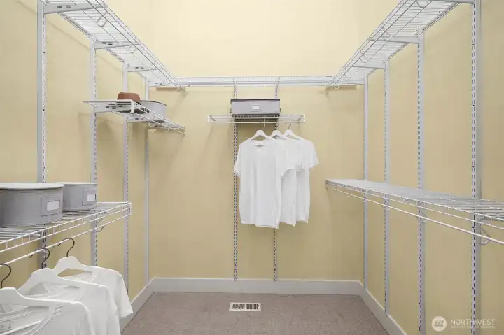 Large Primary Closet.