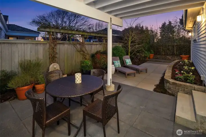 Evening dining experience.