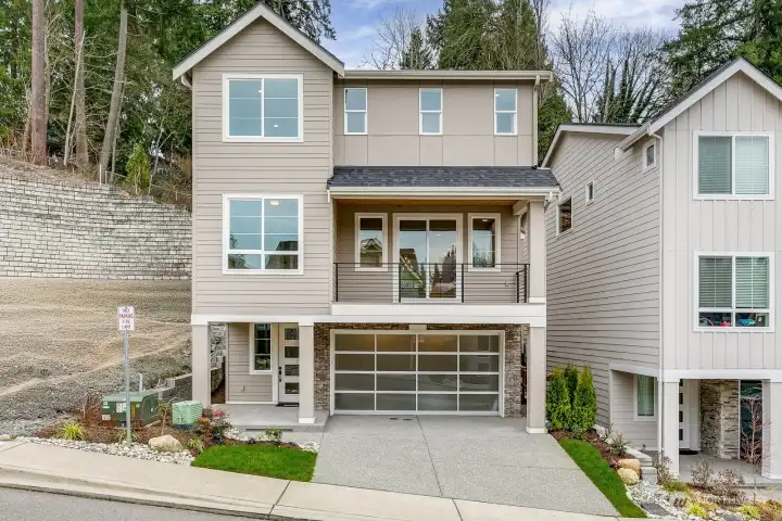 West facing elevation