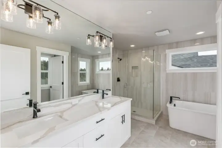 Spa-inspired Primary bathroom