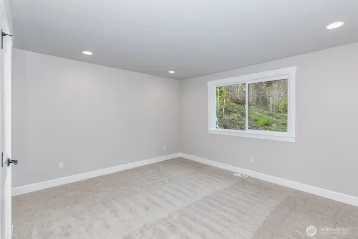 One of 3 upper bedrooms.