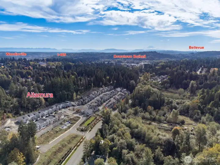 Prime location next to downtown Bothell offers fast access to I-405, the Eastside and back roads to Seattle.  Top Northshore School District!  Bike to the Sammamish River Trail!