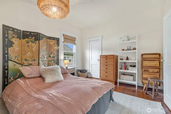 Primary bedroom on the main - with a not-to-miss walk-in closet.