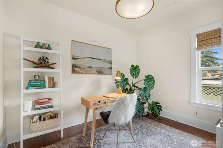 Bedroom #2 on the main as a home office...