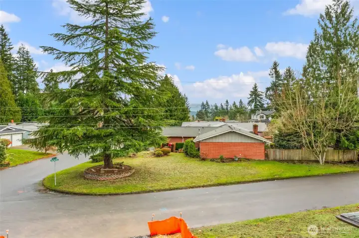 View from second story