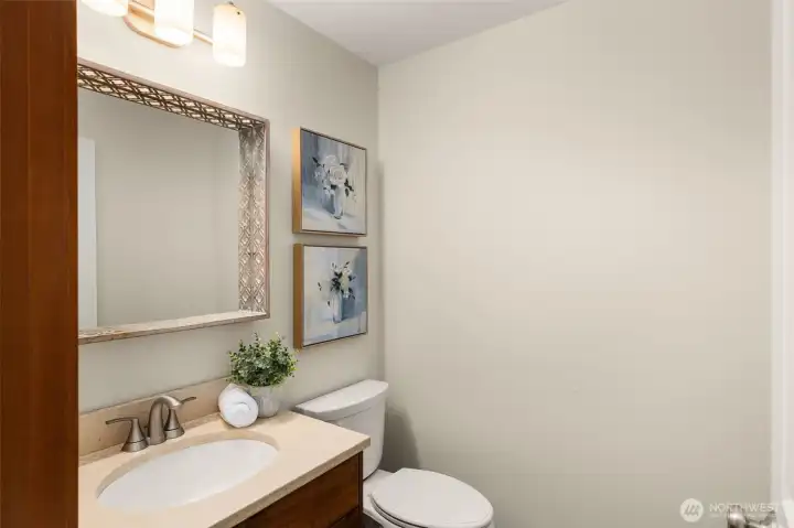 Main floor powder room