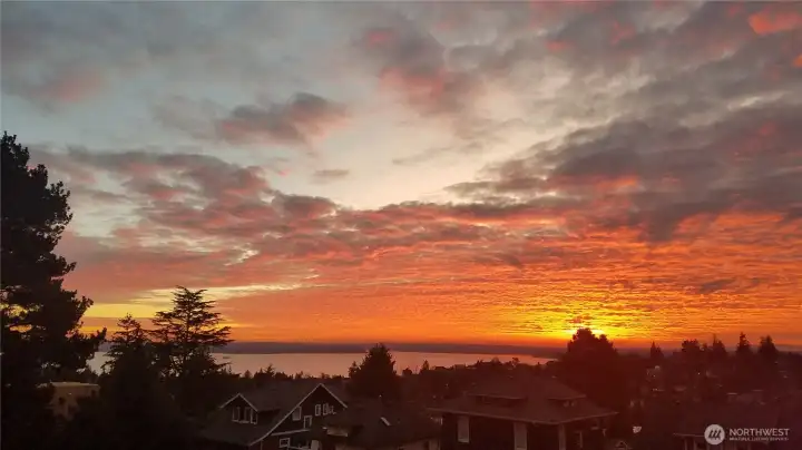 Beautiful Rooftop sunset
