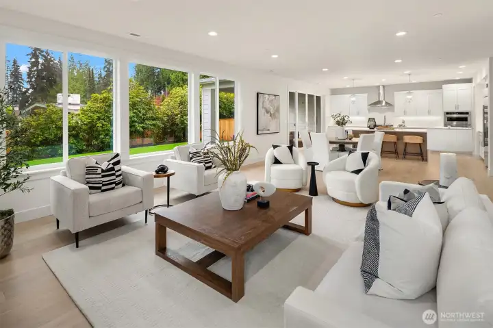Huge windows throughout the home flood this home with natural light!