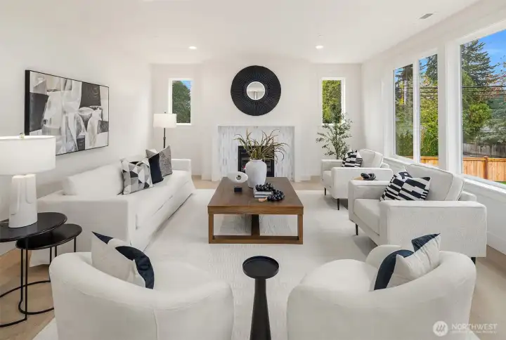 Gorgeous, spacious great room.