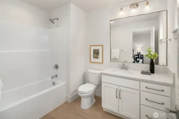 Second story bedroom with ensuite full bath.