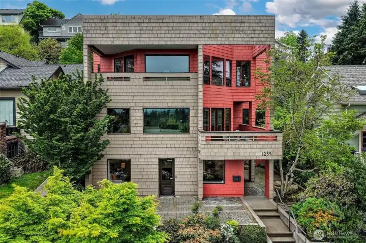 This is a great perspective of 1259 23rd Ave East - showcasing all of the outdoor spaces.