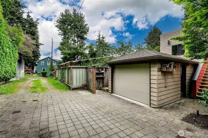 One car garage with EV charger!