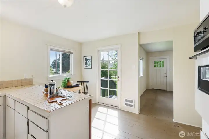 View of your side entry.
