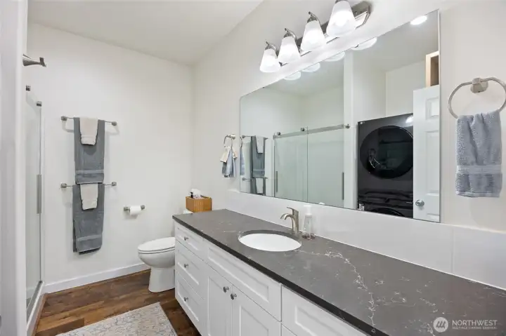 Hall Bathroom and Laundry Hall Bathroom and Laundry