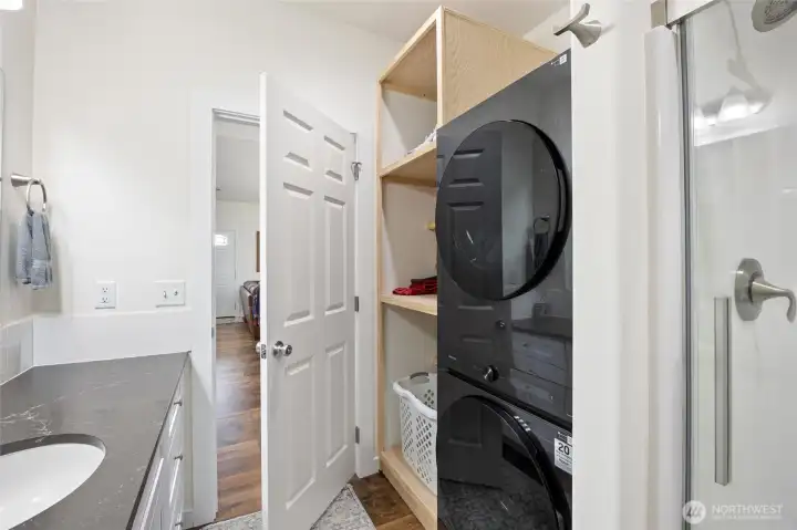 Hall Bathroom and Laundry Hall Bathroom and Laundry