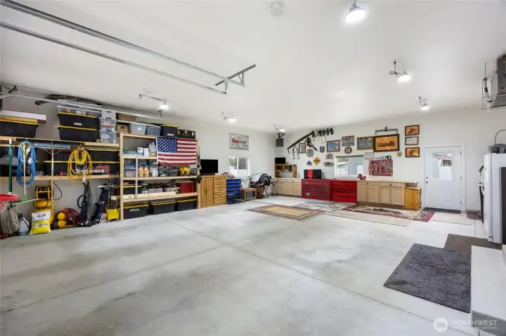 Oversized, heated garage Oversized, heated garage