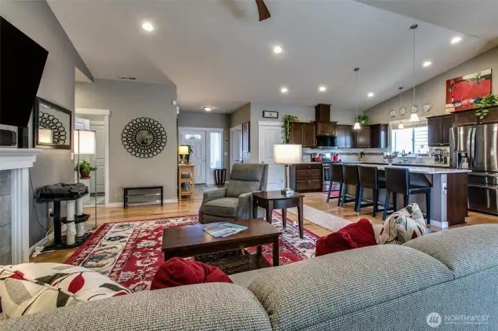 Spacious open plan living Spacious open plan living