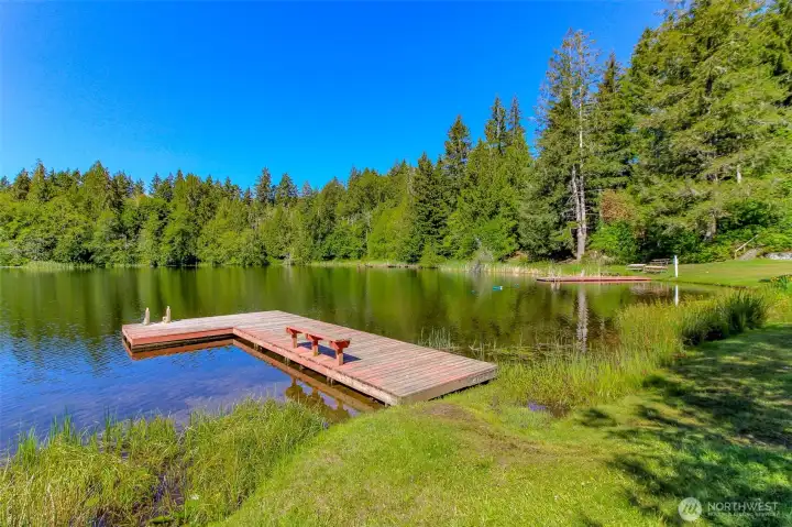 Community private beach