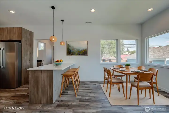 Virtually Staged Dinning Room Virtually Staged Dinning Room