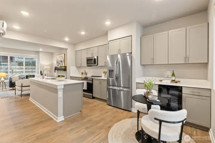 Open concept living with modern updates Open concept living with modern updates