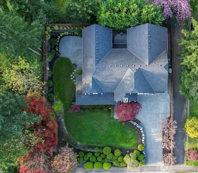 Aerial view of property.