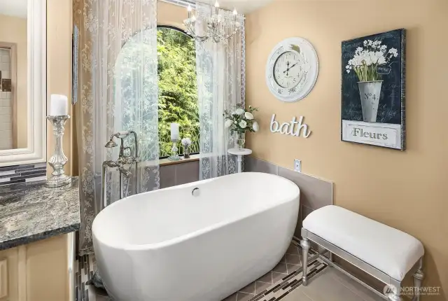 Soaking Tub in Primary