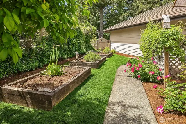 Gardening area with Potting Station