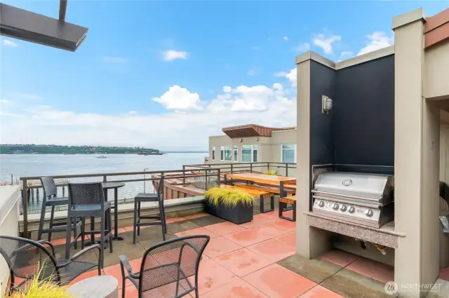 Rooftop deck.