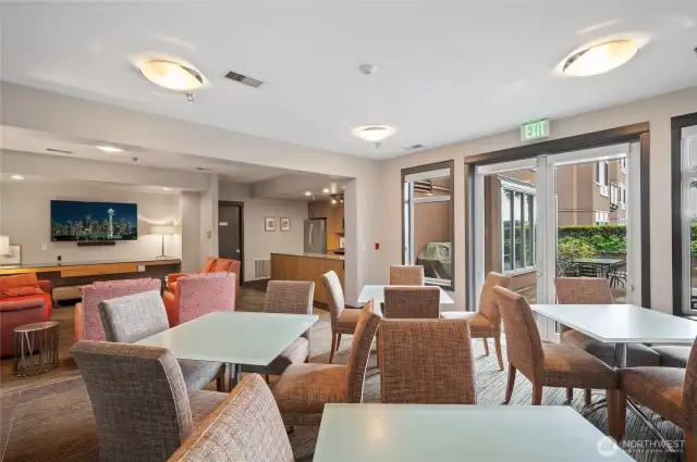 Club Room. Located in middle building 1950, Floor 1.