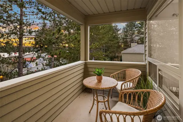Enjoy your own private penthouse deck!