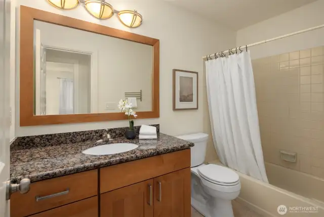 Additional full-bath with skylight