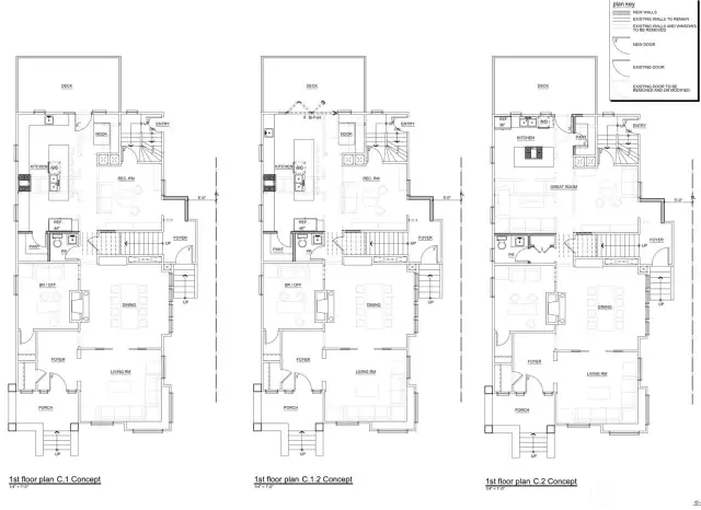 Architect concept for first floor remodel