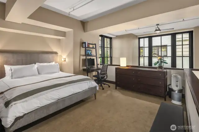 Loft and Primary bedroom.