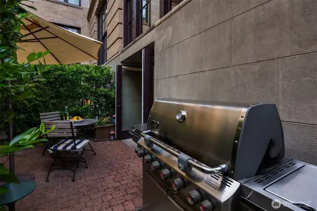 Area for BBQ