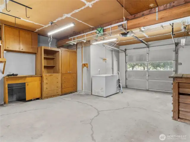 Half of the shop, bathroom behind that door