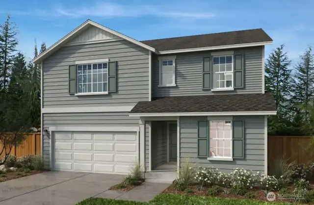 virtual rendering of A elevation