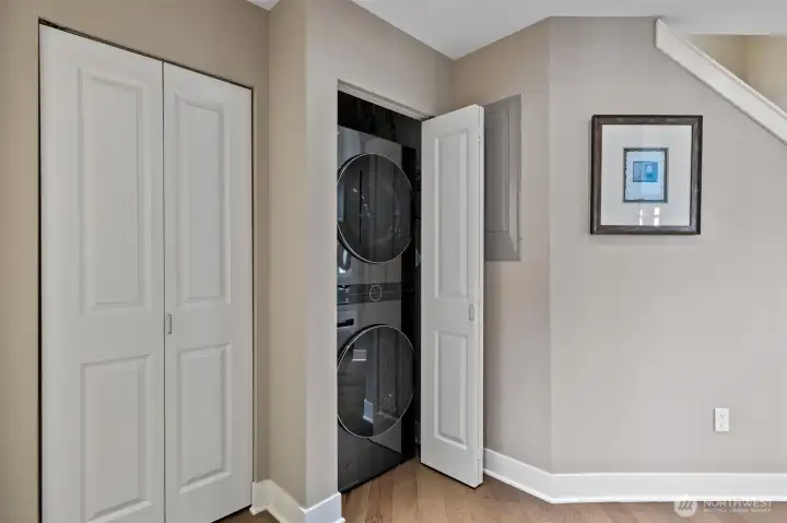 New LG washer and dryer.