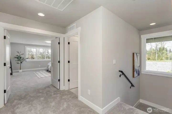 French Doors lead to the owners suite.